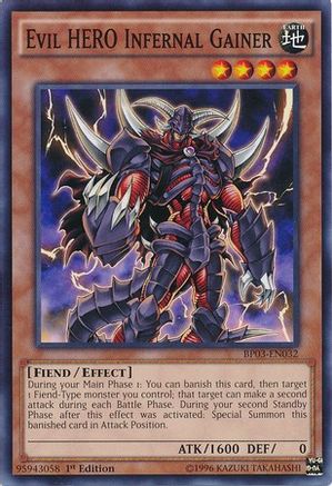 Image of Evil HERO Infernal Gainer [BP03-EN032] Common