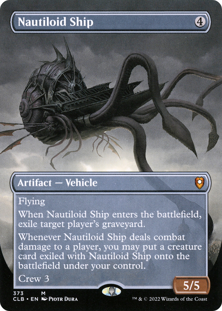 Image of Nautiloid Ship (Borderless Alternate Art) [Commander Legends: Battle for Baldur's Gate]