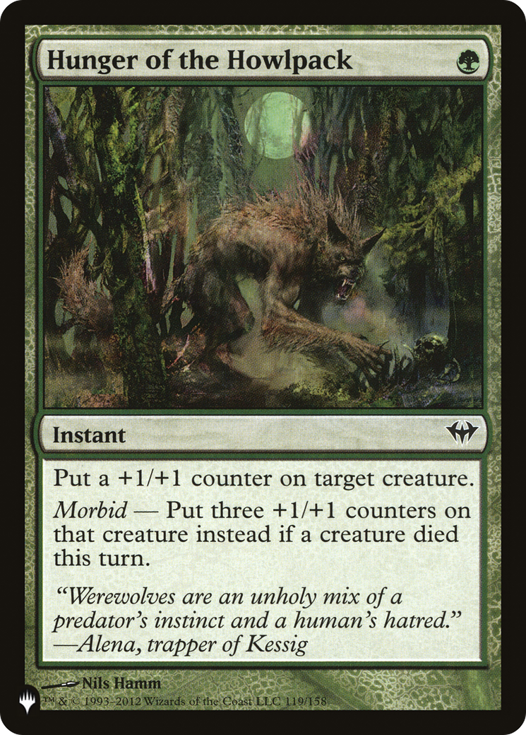 Image of Hunger of the Howlpack [The List]