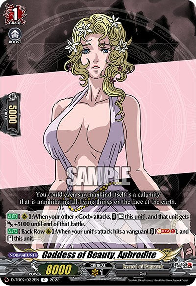 Image of Goddess of Beauty, Aphrodite (D-TB02/032EN) [Record of Ragnarok]