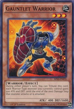 Image of Gauntlet Warrior [BP03-EN070] Common