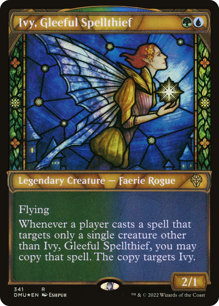 Image of Ivy, Gleeful Spellthief (Showcase Textured) [Dominaria United]