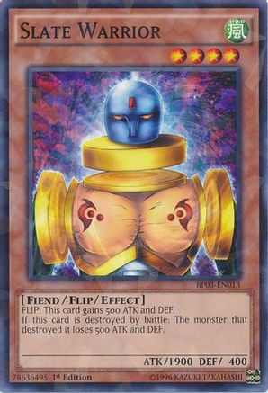 Image of Slate Warrior [BP03-EN013] Shatterfoil Rare