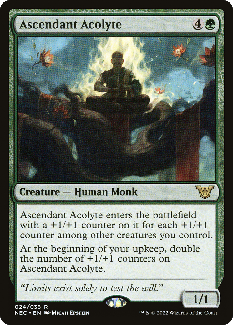Image of Ascendant Acolyte [Kamigawa: Neon Dynasty Commander]