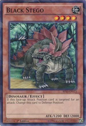Image of Black Stego [BP03-EN025] Shatterfoil Rare