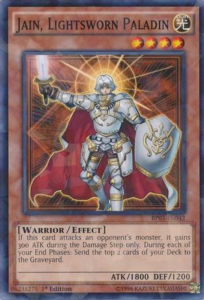 Image of Jain, Lightsworn Paladin [BP03-EN042] Shatterfoil Rare