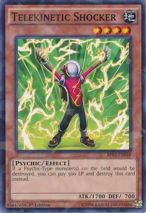 Image of Telekinetic Shocker [BP03-EN048] Shatterfoil Rare