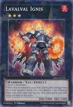 Image of Lavalval Ignis [BP03-EN120] Shatterfoil Rare
