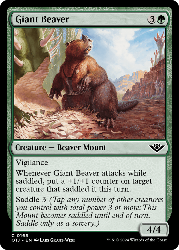 Image of Giant Beaver [Outlaws of Thunder Junction]