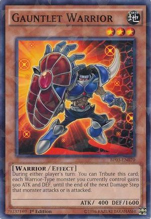 Image of Gauntlet Warrior [BP03-EN070] Shatterfoil Rare