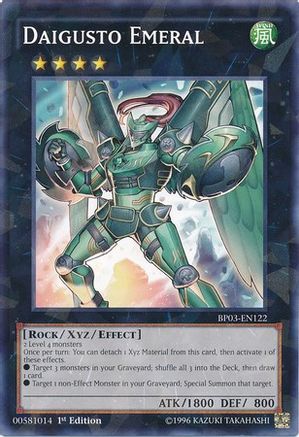 Image of Daigusto Emeral [BP03-EN122] Shatterfoil Rare