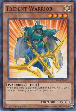 Image of Trident Warrior [BP03-EN075] Shatterfoil Rare