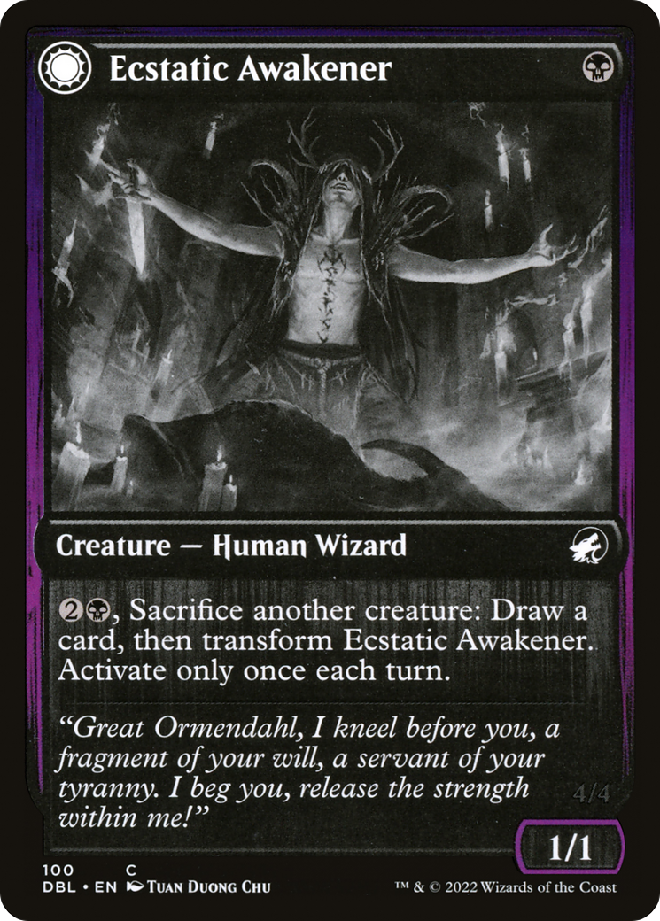 Image of Ecstatic Awakener // Awoken Demon [Innistrad: Double Feature]