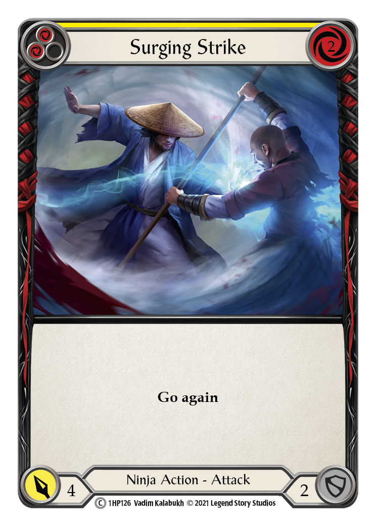Image of Surging Strike (Yellow) [1HP126] (History Pack 1)