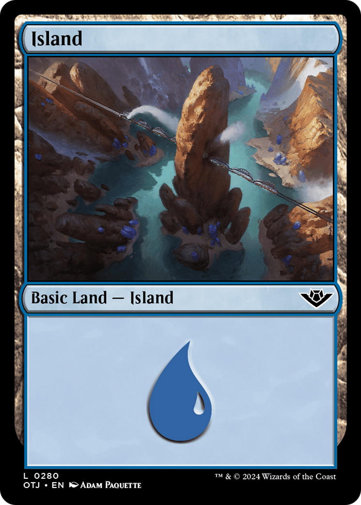 Image of Island (0280) [Outlaws of Thunder Junction]