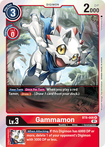 Image of Gammamon [BT8-008] [New Awakening]