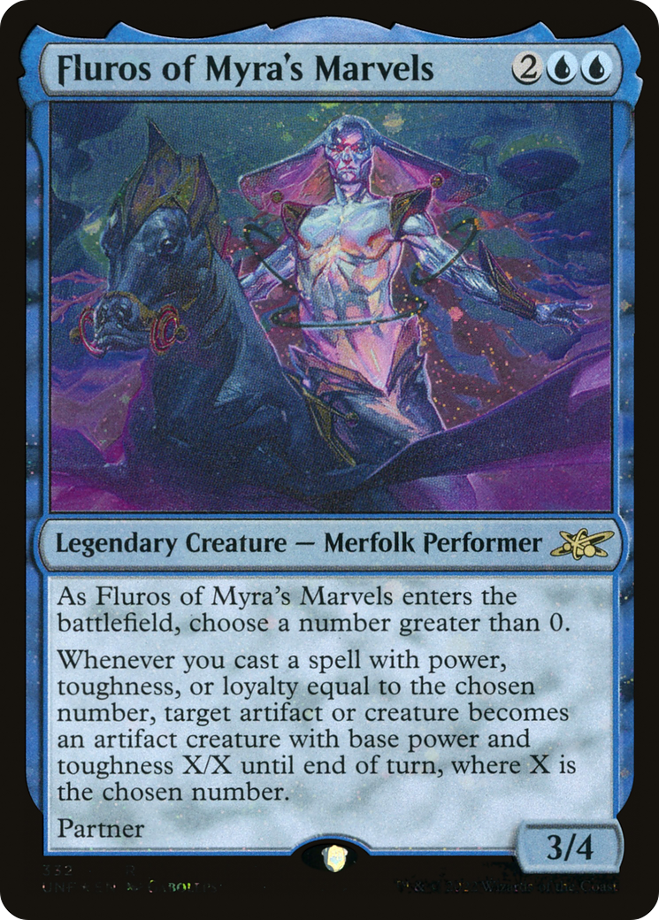 Image of Fluros of Myra's Marvels (Galaxy Foil) [Unfinity]