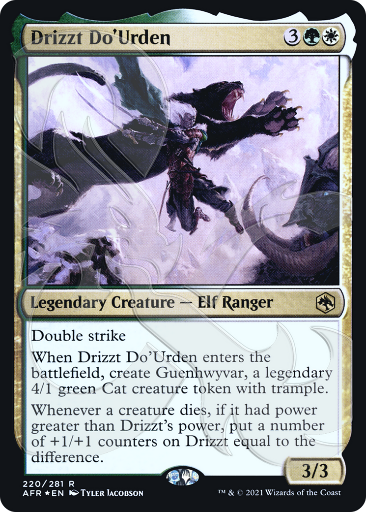 Image of Drizzt Do'Urden (Ampersand Promo) [Dungeons & Dragons: Adventures in the Forgotten Realms Promos]