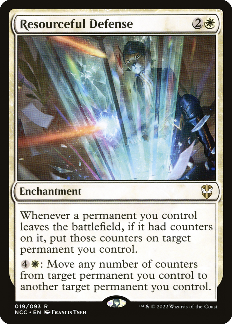 Image of Resourceful Defense [Streets of New Capenna Commander]
