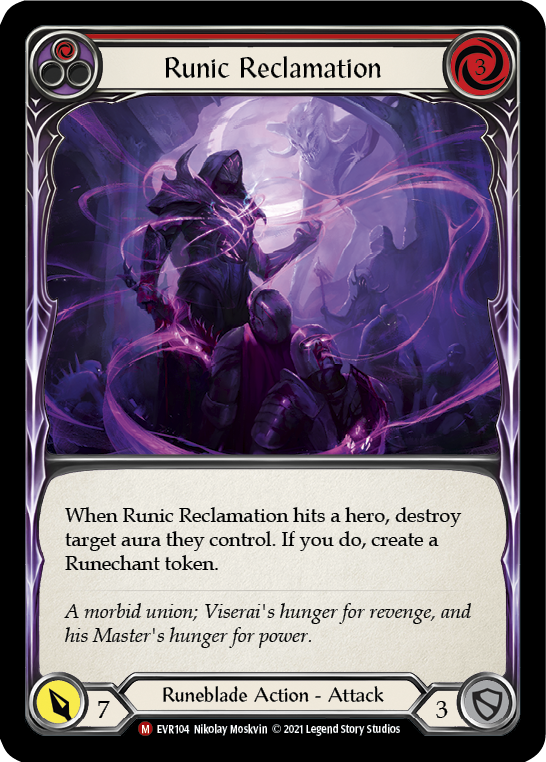 Image of Runic Reclamation [EVR104] (Everfest)  1st Edition Rainbow Foil