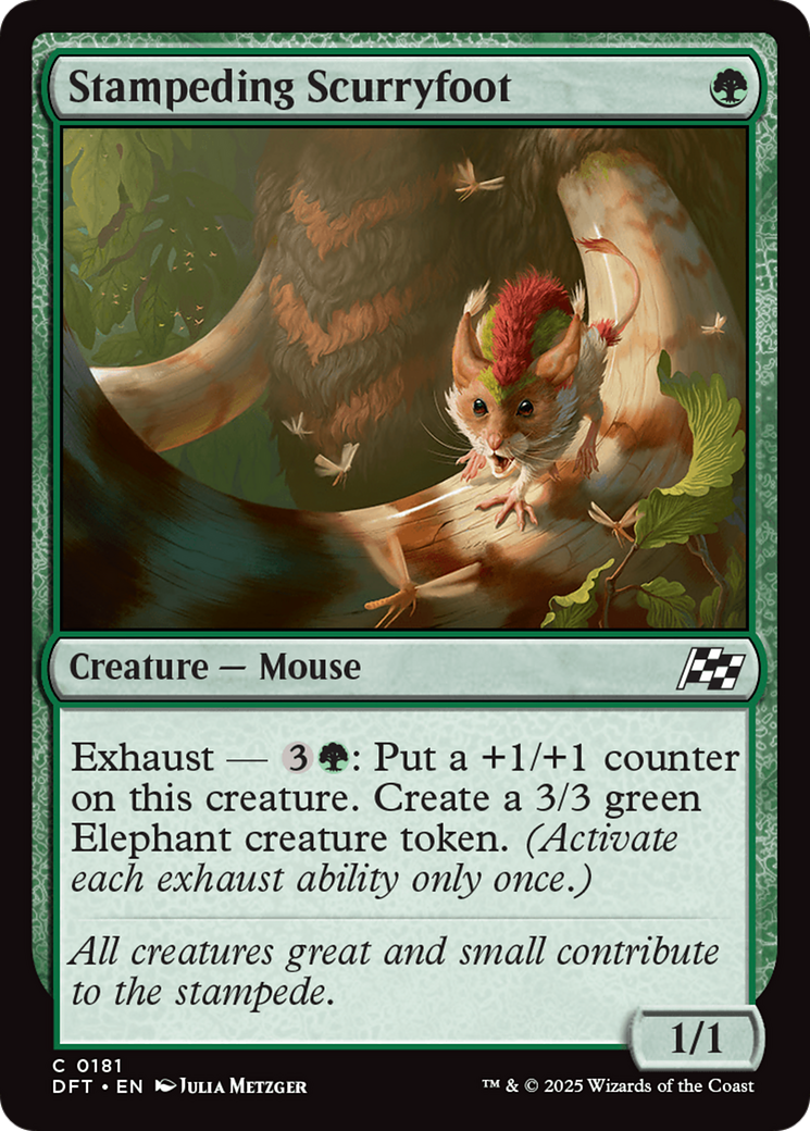 Image of Stampeding Scurryfoot [Aetherdrift]