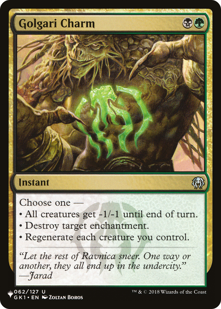 Image of Golgari Charm [The List]