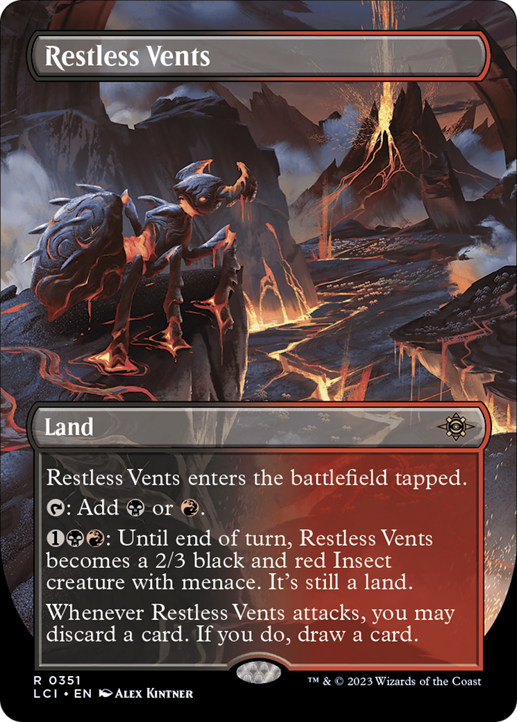 Image of Restless Vents (Borderless) [The Lost Caverns of Ixalan]