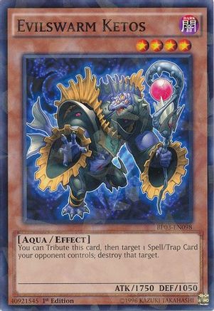 Image of Evilswarm Ketos [BP03-EN098] Shatterfoil Rare