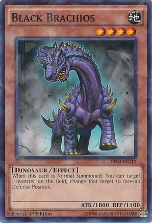 Image of Black Brachios [BP03-EN112] Shatterfoil Rare