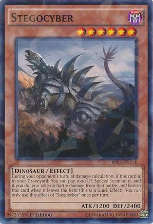 Image of Stegocyber [BP03-EN114] Shatterfoil Rare