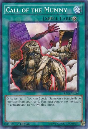 Image of Call of the Mummy [BP03-EN146] Shatterfoil Rare