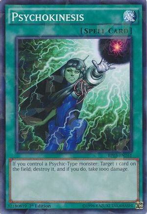 Image of Psychokinesis [BP03-EN161] Shatterfoil Rare