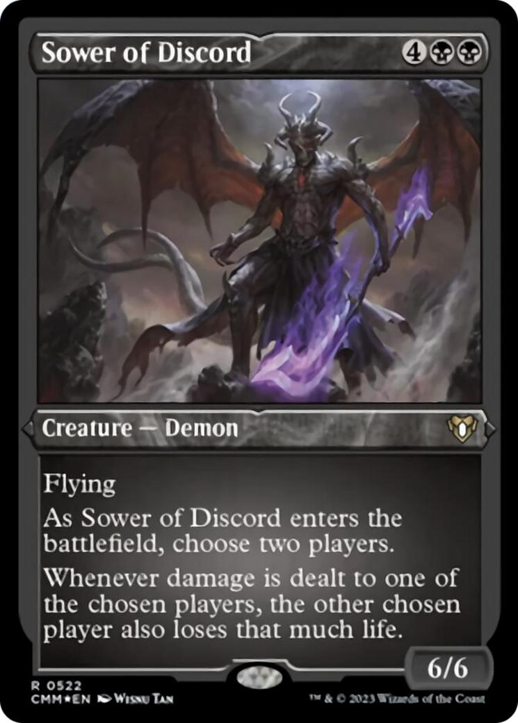 Image of Sower of Discord (Foil Etched) [Commander Masters]