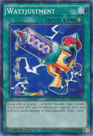 Image of Wattjustment [BP03-EN170] Shatterfoil Rare