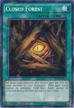 Image of Closed Forest [BP03-EN171] Shatterfoil Rare