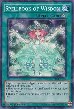 Image of Spellbook of Wisdom [BP03-EN177] Shatterfoil Rare