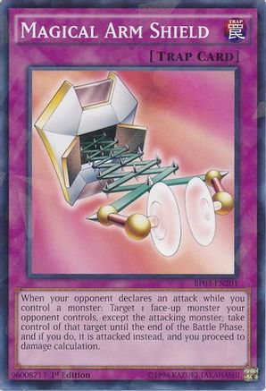 Image of Magical Arm Shield [BP03-EN201] Shatterfoil Rare