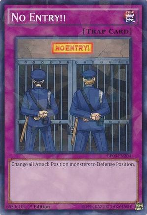 Image of No Entry!! [BP03-EN204] Shatterfoil Rare