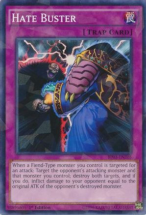 Image of Hate Buster [BP03-EN205] Shatterfoil Rare
