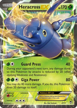 Image of Heracross EX (4/111) [XY: Furious Fists]