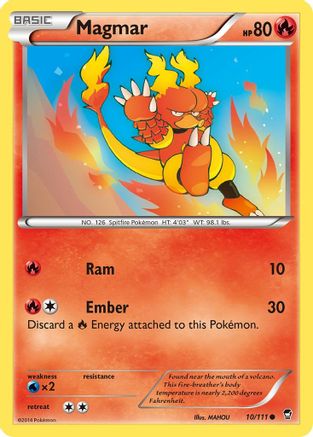 Image of Magmar (10/111) [XY: Furious Fists]