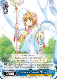 Image of Cardcaptor Sakura: AQUA (CCS/WX01-089 C) [Cardcaptor Sakura: Clear Card]