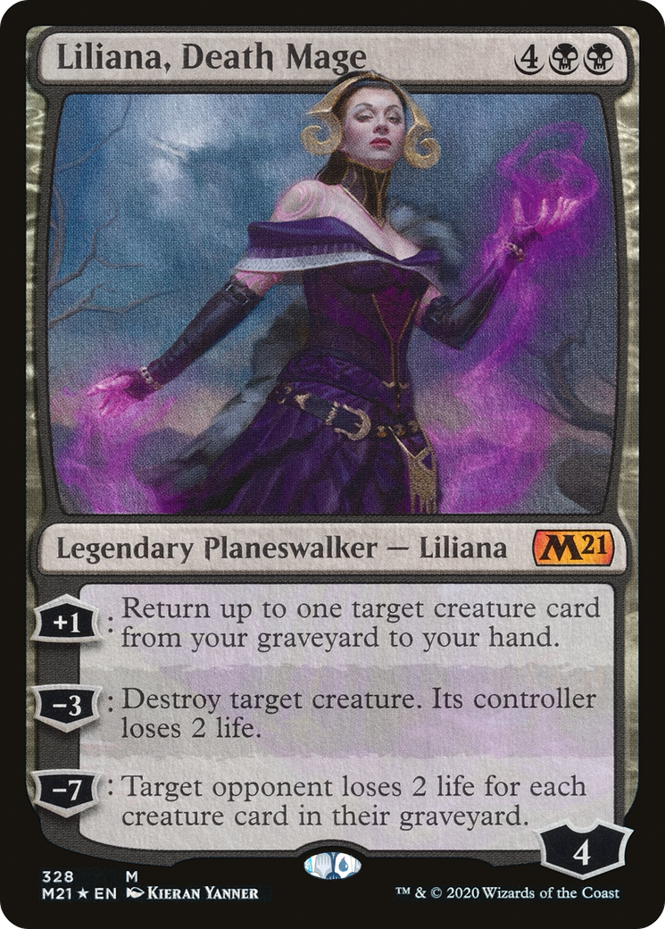 Image of Liliana, Death Mage [Core Set 2021]