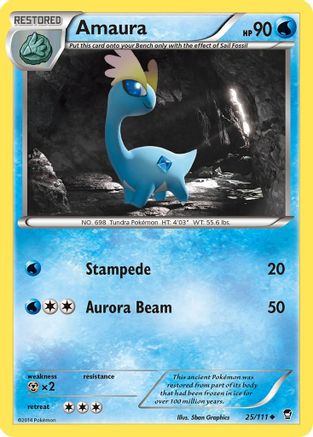 Image of Amaura (25/111) [XY: Furious Fists]