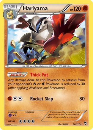 Image of Hariyama (52/111) [XY: Furious Fists]
