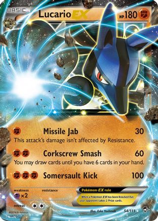 Image of Lucario EX (54/111) [XY: Furious Fists]