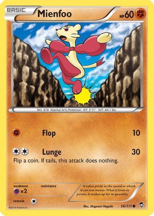 Image of Mienfoo (56/111) [XY: Furious Fists]