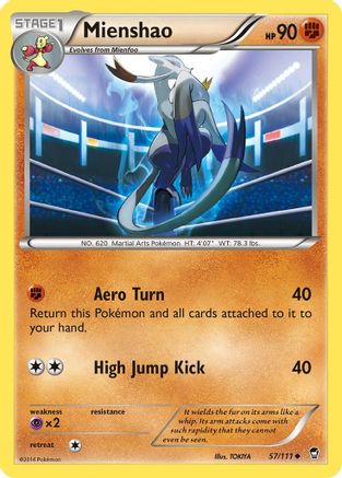Image of Mienshao (57/111) [XY: Furious Fists]
