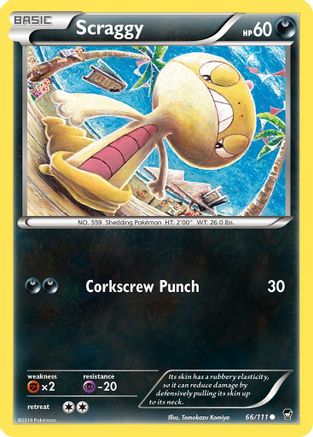 Image of Scraggy (66/111) [XY: Furious Fists]