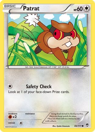 Image of Patrat (84/111) [XY: Furious Fists]